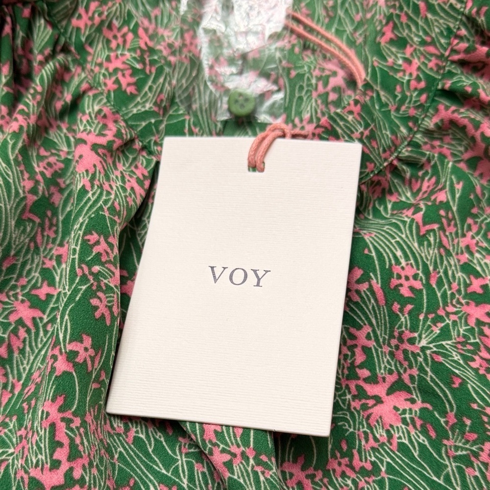 Floral Green Dress - Picture 12 of 13